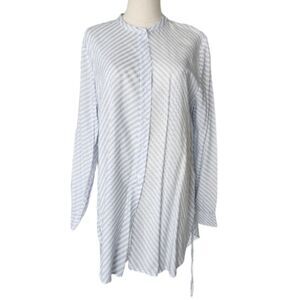 NWOT H&M blue and white striped tunic - Size 8